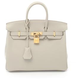 Hermès-Sac à main Hermès Birkin 25 Togo gris-Gris