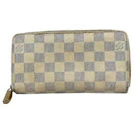 Louis Vuitton-Louis Vuitton Damier Azur Zippy Wallet N41660-White