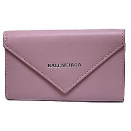 Balenciaga Leather Key Case 650118DLQON5616 Pink