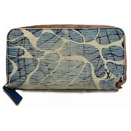 Louis Vuitton-Louis Vuitton Epi Aqua Zippy Wallet M56233-Blue