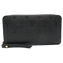 Louis Vuitton-Louis Vuitton Monogram Empreinte Leather Zippy Wallet-Black