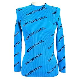 Balenciaga Strickpullover Blau 570844 Blau