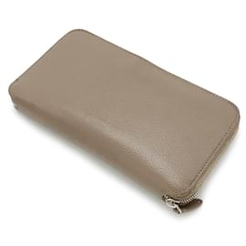 Balenciaga-Balenciaga Leather Continental Wallet 594290-Grey