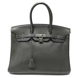 Hermès-BIRKIN 35 TOGO LEATHER-Grey