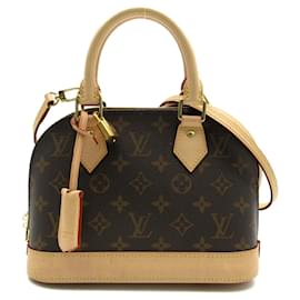 Louis Vuitton-Louis Vuitton Alma BB 2way Shoulder Bag Brown M53152-Brown