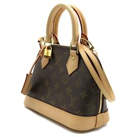 Louis Vuitton-Louis Vuitton Alma BB 2way Shoulder Bag Brown M53152-Brown