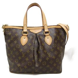 Bolsa de Ombro 2 em 1 Louis Vuitton Palermo PM M40145 Marrom