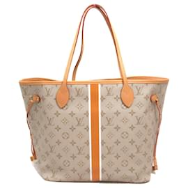 Louis Vuitton-Louis Vuitton Neverfull MM Tote Bag Monogram-Grey
