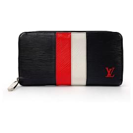 Louis Vuitton-Louis Vuitton Epi Leather Zippy Wallet M62983-Black