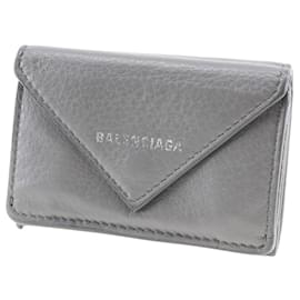 Balenciaga-Balenciaga Paper Wallet Trifold-Grey