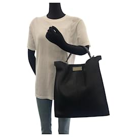Fendi-Fendi Peekaboo X-Lite Leather Briefcase-Black