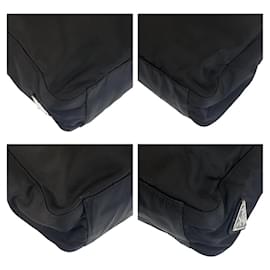 Prada-Prada Nylon Tessuto Logo Tote Bag-Black