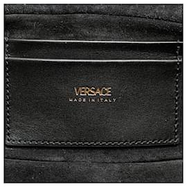 Versace-Versace Leather Waist Bag Black-Black