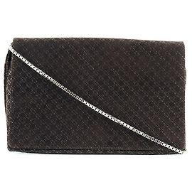 Bolsa de ombro de couro Salvatore Ferragamo com corrente Marrom