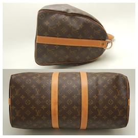 Louis Vuitton-Louis Vuitton Monogram Keepall Bandouliere 45 Bag-Brown