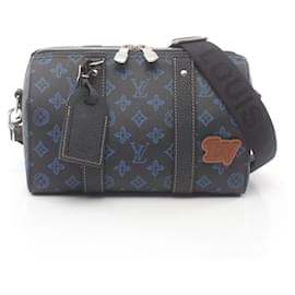 Louis Vuitton-Louis Vuitton City Keepall Monogram Shoulder Bag M46339-Black