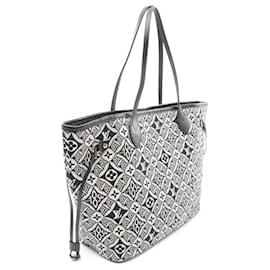 Louis Vuitton-Louis Vuitton Neverfull MM Monogram Jacquard Tote Bag M57230-Black