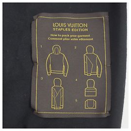 Louis Vuitton Logo Pullover Parker Schwarz M Schwarz