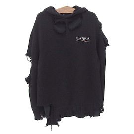 Sudadera de algodón destruida Balenciaga 662718 Otro