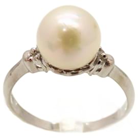 Autre Marque-K14WG Pearl Diamond Ring 11-Other