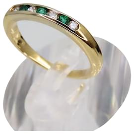 Autre Marque-14K Emerald Diamond Ring-Other
