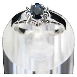 Autre Marque-K14WG Sapphire Ring-Other