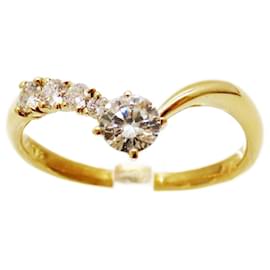 Autre Marque-K18 Diamond Ring 15 No Brand Jewelry-Other