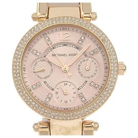 Relógio de quartzo Michael Kors MK6110 em ouro rosa Dourado