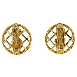 Orecchini con logo Chanel D'oro