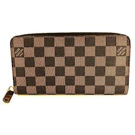 Louis Vuitton-Louis Vuitton Damier Zippy Wallet N60015-Brown