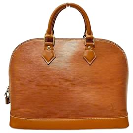 Louis Vuitton-Louis Vuitton Alma Leather Handbag M52149-Yellow