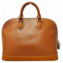 Louis Vuitton-Louis Vuitton Alma Leather Handbag M52149-Yellow