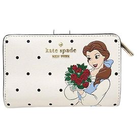 Carteira de bolinhas Belle da Disney Kate Spade Branco