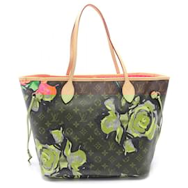 Louis Vuitton-Louis Vuitton Neverfull MM Tote Bag PVC Leather-Pink