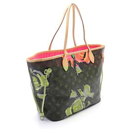 Louis Vuitton-Louis Vuitton Neverfull MM Tote Bag PVC Leather-Pink