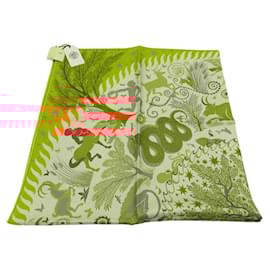 Hermès-Hermes Silk Scarf Double Face Orpheus 90-Other