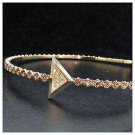 Tiara Prada Dourada Marrom 95897 Dourado