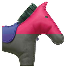 Hermès-Hermes Rodeo Charm Rose Purple Blue-Purple
