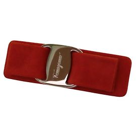 Accessoire capillaire Suede Vara Barrette de Salvatore Ferragamo Autre