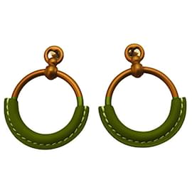 Hermès-Hermes Loop Grand Earrings Gold-Golden