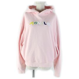 Moletom de Algodão Moncler Rosa L Feminino Rosa