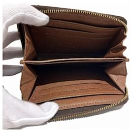 Louis Vuitton-Louis Vuitton Monogram Zippy Coin Purse M60067-Brown
