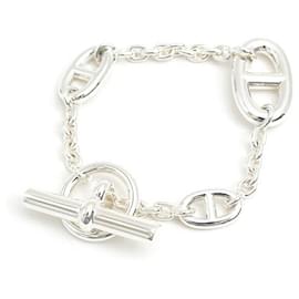 Hermès-Hermes Silver Bracelet Chaine d'Ancre Farandole-Silvery