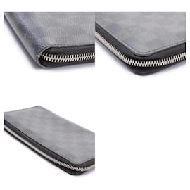 Louis Vuitton-Louis Vuitton Zippy Organizer Wallet Black N60111-Black
