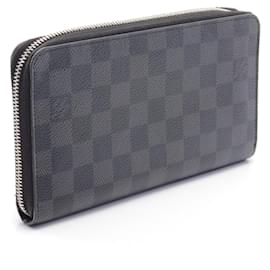 Louis Vuitton-Louis Vuitton Zippy Organizer Wallet Black N60111-Black