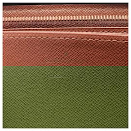 Louis Vuitton-Louis Vuitton Zippy Wallet Monogram Brown M42616-Brown