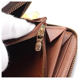 Louis Vuitton-Louis Vuitton Zippy Wallet Monogram Brown M42616-Brown