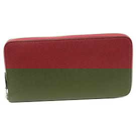 Hermès-Hermes Azap Long Silk In Epsom Wallet-Red