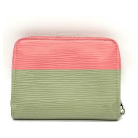 Louis Vuitton-Louis Vuitton Epi Zippy Coin Purse Coral M60593-Pink