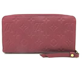 Louis Vuitton-Louis Vuitton Monogram Empreinte Zippy Wallet-Red